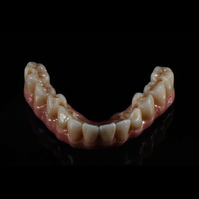 جودة  Fixed Restorations Full Arch Zirconia Implant Bridge Denture Teeth مصنع